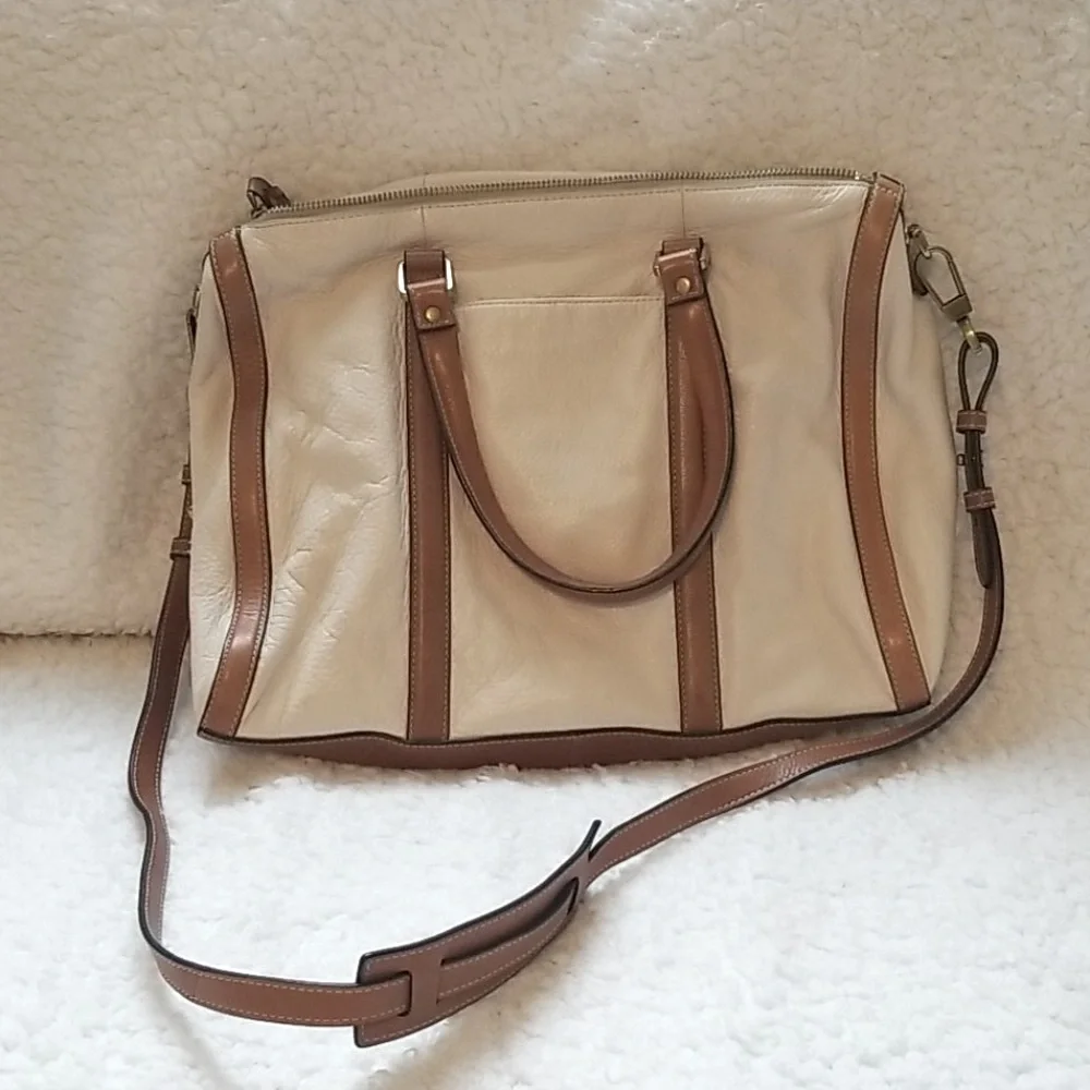 RARE Fossil Kendall Satchel Y2K High Quality Leather Bag